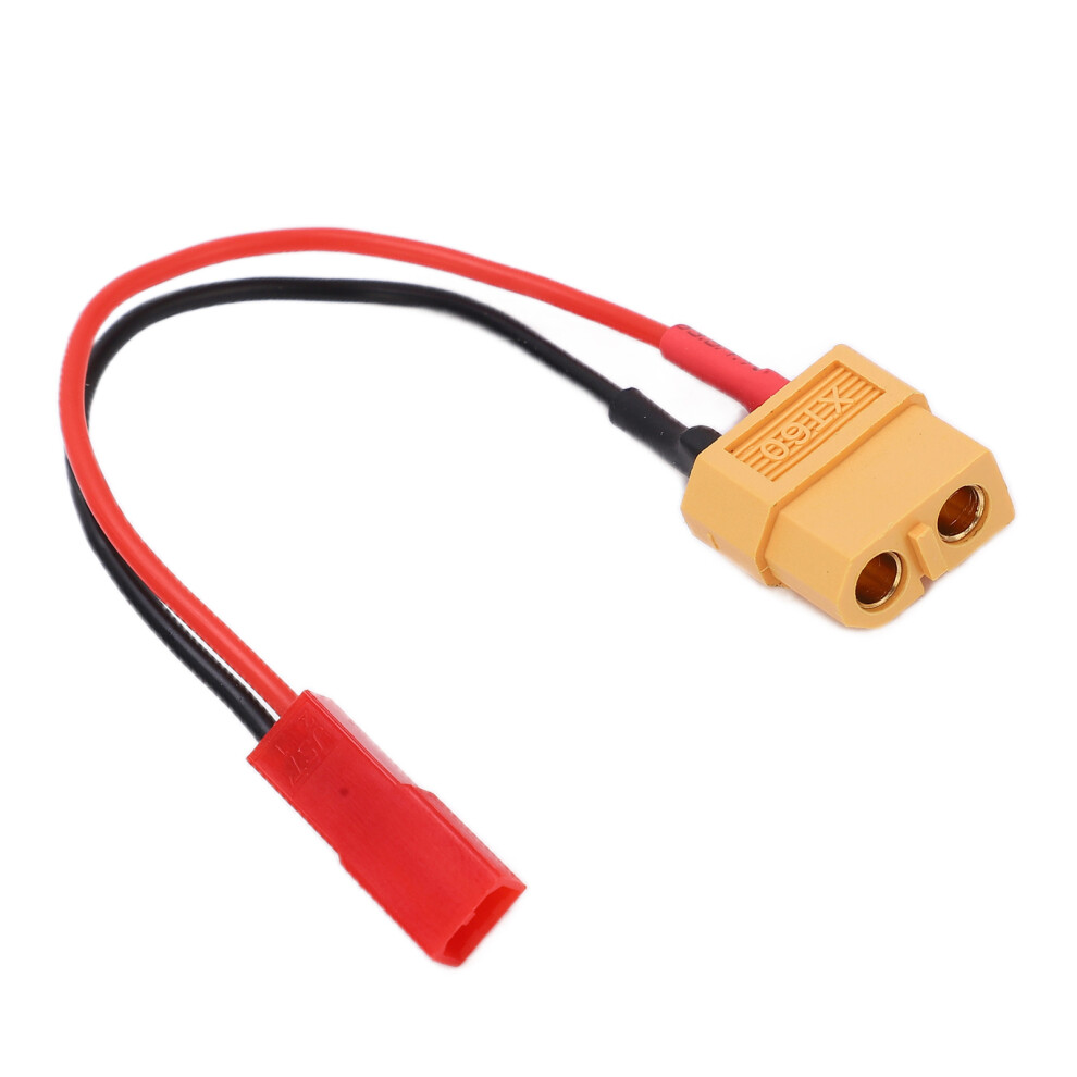 Xt60 Connector For Rc Lipo Battery, Xt60 Female To Jst Female Adapter With 22Awg Silicone Wire, Esc Adapter Cable Charging Connector For Model Airplan 9301476283319