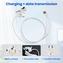 Do Szybkiej łAdowarki Typu C Funny Humping Dog łAdowarka do Kabla do Smartfona 1.2M Kabel łAdująCy USB Szybkie łAdowanie BiałY