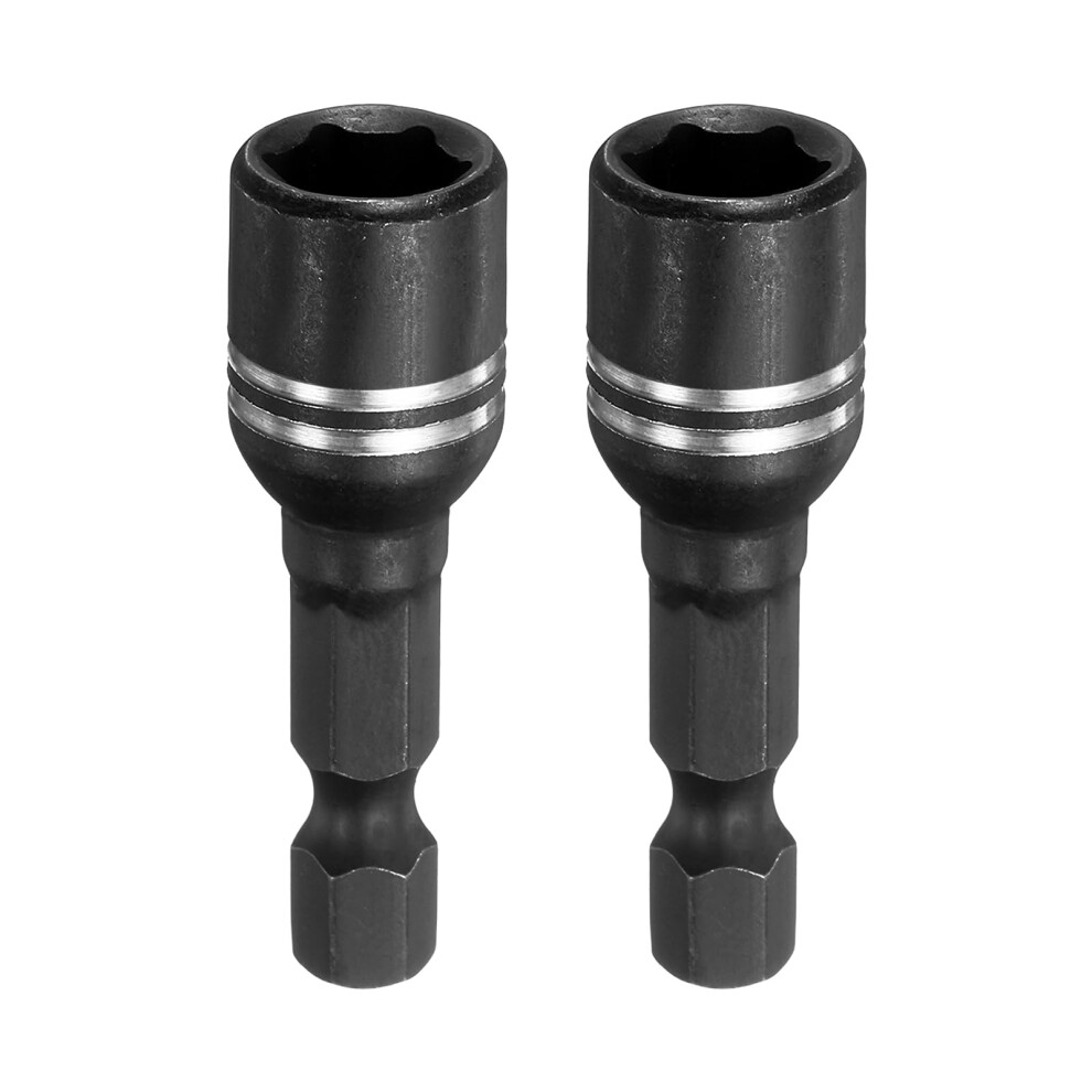 2Pcs Magnetic Nut Driver 8Mm Bit With 1/4 Inch Quick Change Hex Shank For Impact Drivers And Power Drills 9771547231011
