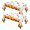 Thanksgiving Autumn Leaf Tablecloth Autumn Maple Leaf Tablecloth Waterproof Rectangular Plastic Tablecloth 1