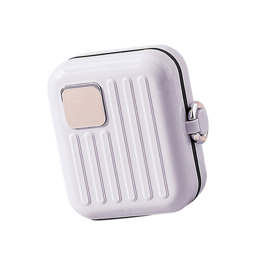 Boîte intelligente de pilules de compartiment-Violet 7 grilles