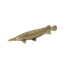 Fischfiguren, Dekorationen, Metall-Tierstatue, dekorative