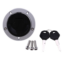Motorcycle Fuel Gas Tank Cap Cover Key Lock for  Z800 Z750R Zx14 Kle650 Z1000 Z750