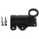 Aluminum Alloy Security Automatic Window Gate Lock Spring Bounce Door Bolt , Black 4
