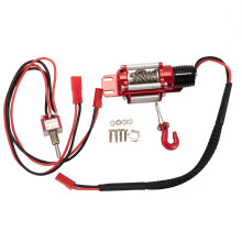 RC Auto Metall Stahl Verdrahtet Automatische Simulierte Winde für 1/10 RC Crawler Auto Axial TRX4 SCX10 90046 D90