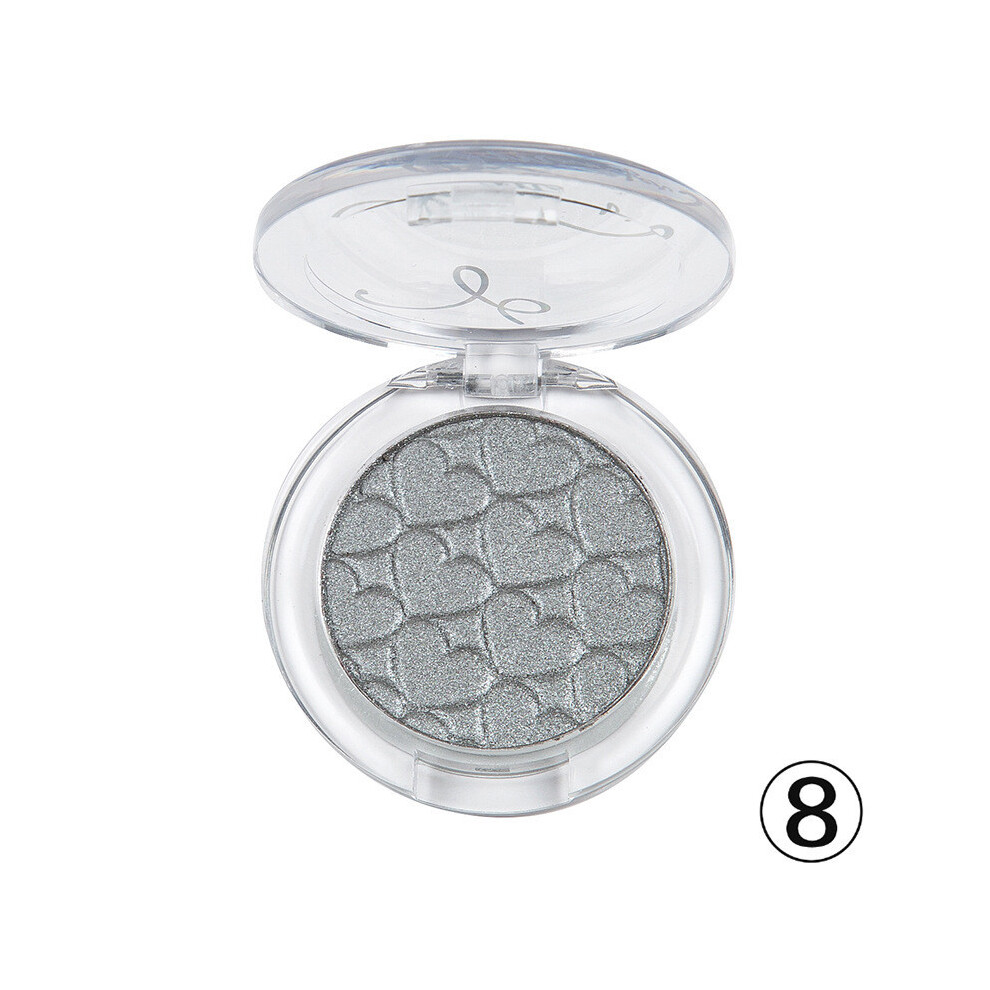 (Gray) Eye Shadow Makeup Highlighter Powder Shimmer Eyeshadow Palette Eye Makeup Women