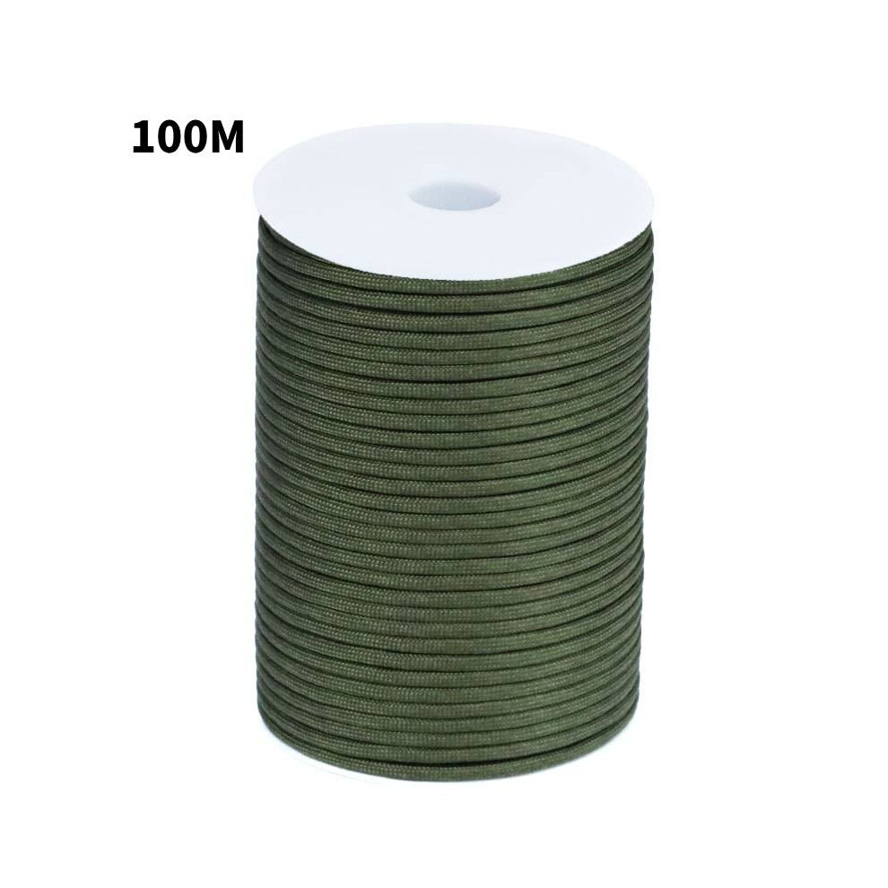 (Green) 100M 300Ft 4Mm 7 Strand Core Paracord Parachute Cord Camping Tent Rope Outdoor 699014817072