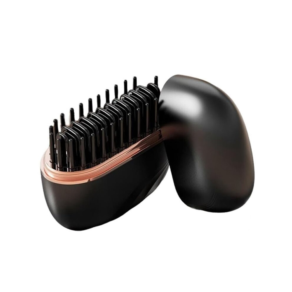 Straightener, Rechargeable Portable Hair Straightener Brush, 3-Control & Fast Heating Technology Black