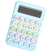 Niedlicher Candy-Tischrechner mit 12-stelligem Display und-Blau