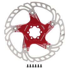 Disque de frein pour vélo, système de frein à disque métallique haute performance à 6 boulons, compatible avec les plaquettes en résine et