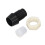 100 Sets LED Holder for 5mm LEDs, Panel Mount Clip, Black 9