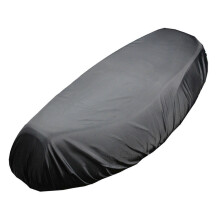 Funda de asiento de motocicleta negra XL impermeable, resistente a la suciedad y la luz solar, duradera