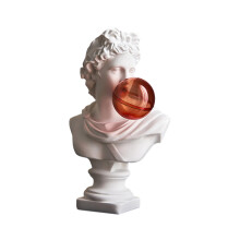 Unique Resins Bubble Blowing Figure Greek Mythology Bust-S A
