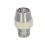 100 Sets Chrome Plastic LED Holder 5mm Panel Mount Clips 10