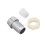 100 Sets Chrome Plastic LED Holder 5mm Panel Mount Clips 7