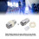 100 Sets Chrome Plastic LED Holder 5mm Panel Mount Clips 3