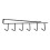 Under Shelf Hooks, Space-Saving Mug Holder For Kitchen Utensil Storage, Ideal For Under-Shelf Hanging Solutions (Black) 1