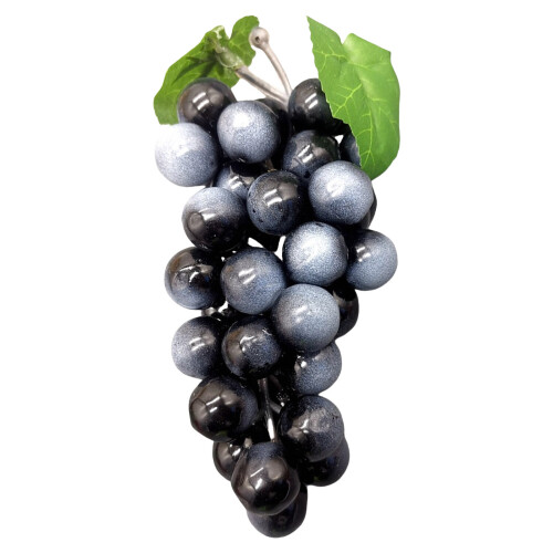 Realistic Artificial Grape Cluster for Home Decors-black grapes