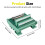 DB25 DIN Rail Mount Interface Module Male/Female Connector Breakout Board 7