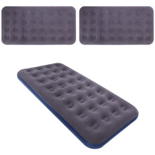 Twin Size Inflatable Air Mattress for Adults, Waterproof Flocked Comfort, Quick Inflate for Camping
