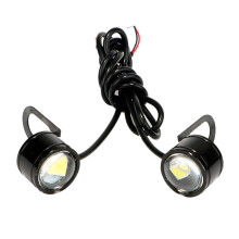 2 St Vit LED MotorcykelstråLkastare Spotlight KöRning KöRljuslampa