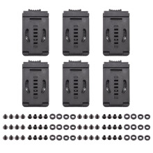 6PCS Travel Buckle Large Tek Lok Belt Clip Loop for Knife Kydex Sheath/Holster with Hardware, Special for DIY