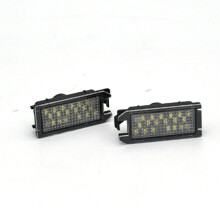 2X Car Led License Plate Light License Plate Light for 500 500C