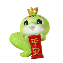 Resins Chinese Snake Figure 2025 Snake Year Statue-Safety