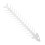 Metal Fishbone Shape Barbecue Skewer Reusable Roaster Fork 1