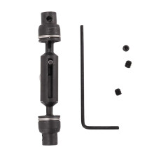 Eje de TransmisióN CVD de Metal Mejorado para WPL D12 C24 C34 B14 B24 B16 B36 MN D90 MN99S HengLong RC Accessories de Partes de Coche, Negro