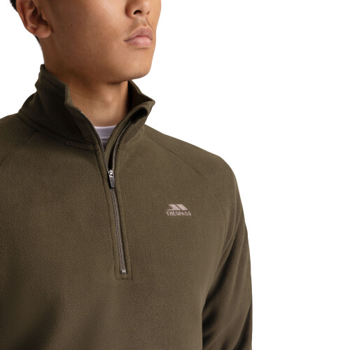 Trespass (XS, Dark Vine) Trespass Mens Pullover 1/2 Zip Fleece - Eliston 2