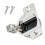 Kitchen Cabinet Hinges 8 Pack Nickel Plated 110 Swing Replacement with Universal Compatibility 1