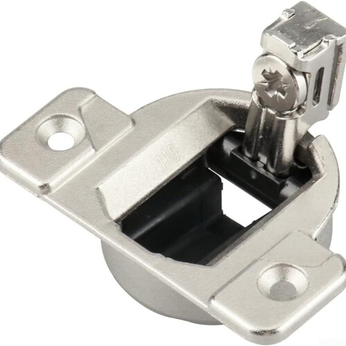 Kitchen Cabinet Hinges 8 Pack Nickel Plated 110 Swing Replacement with Universal Compatibility 2