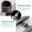 Barn Door Handle Set, 80cm Rose Gold Stainless Steel Sliding Pull Bar, DoubleSided, Rustproof 4