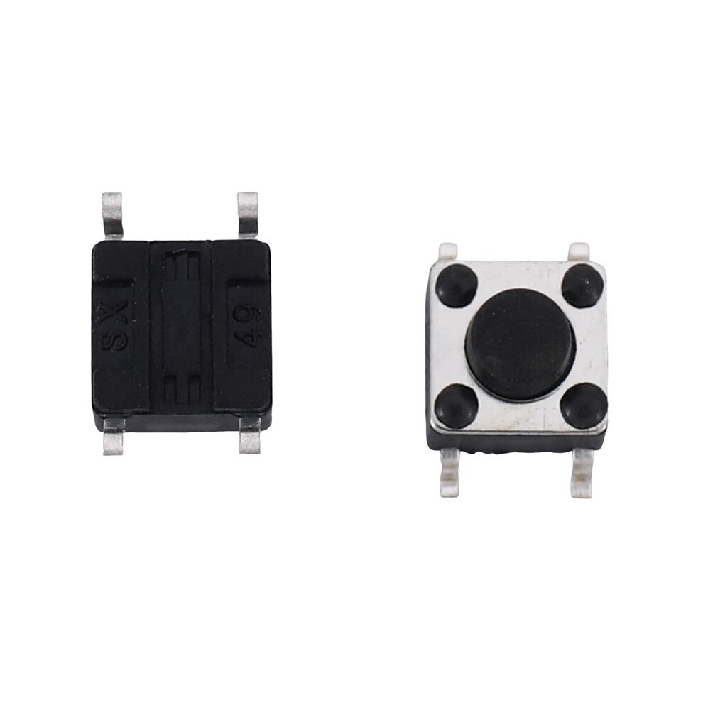 50 Pcs 6X6x5mm 4-Pin Dip Through Hole Momentary Tactile Push Button 6033882296357