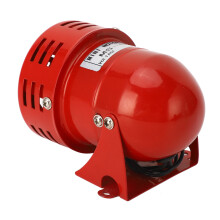 Industrial Steel Red Horn Buzzer Alarm, 120dB, 50-60Hz, 40W