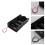 Spring Clip Black 4 x 1.5V D Size Battery Batteries Holder Case 8
