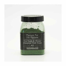 Pigment para criação de tinta - pote 160 g - Verde óxido de cromo
