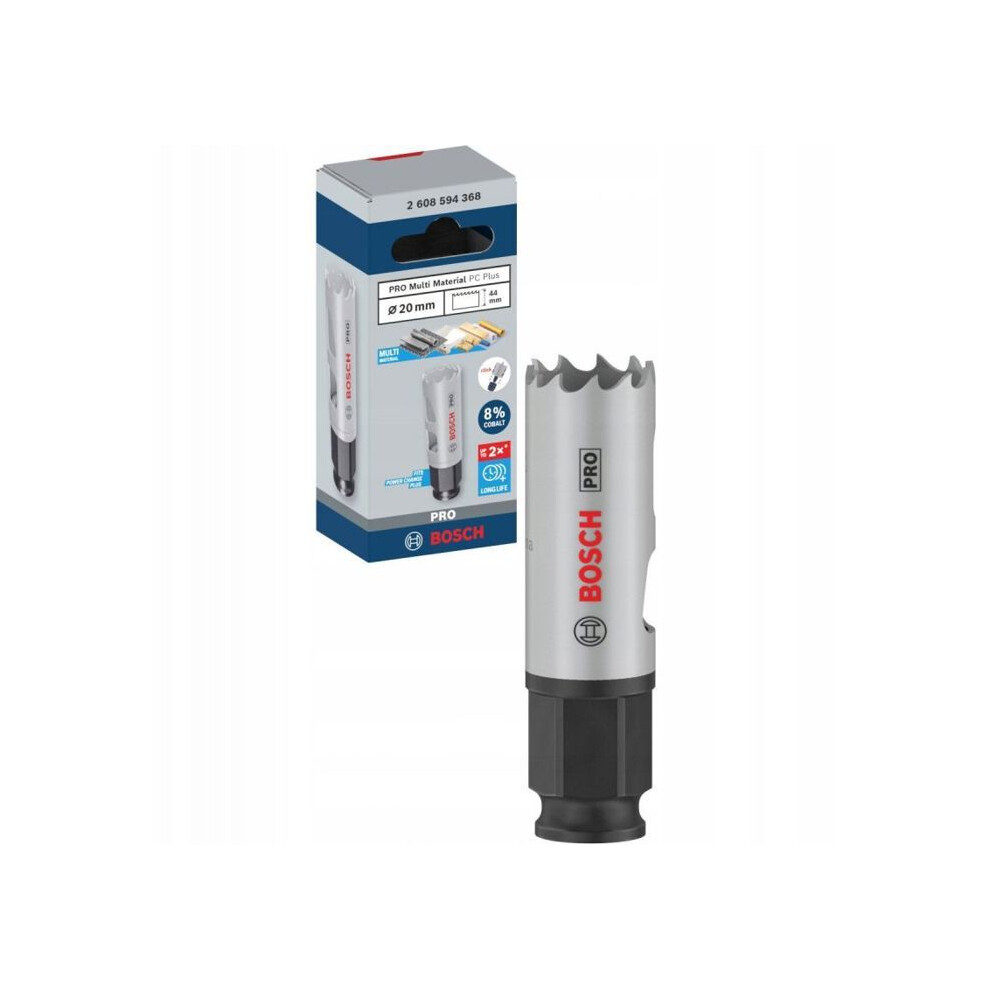 Bosch 1x PRO Multi Material Power Change Plus Hole Saw | for Softwood, Drywall, Ø 20 mm, Professional Accessory Drill Driver - Image 6