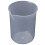 50mL Graduated Beaker Clear Plastic Measuring Cup for Lab 2 Pcs 1