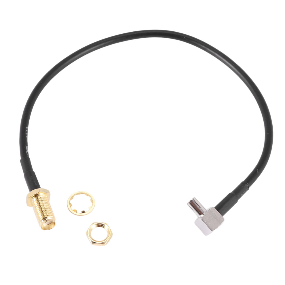 Sma Female Jack To Ts9 Male Right Angle Pigtail Coaxial Cable Antenna 6031075701336