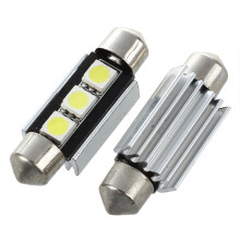 2x SMD LED Festoon 39 mm CANBUS C5W 12V 3 power SMD license plate & Reading Light - For 3 Series 5 Series 7 Series E34 E36 E38 E39 E46 E60 E90,
