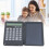 Foldable Electronic Handwriting Calculator 12-Digit Black with CR2025 Battery 16