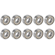 10 pcs. bearings miniature deep bearings 608 ZZ 8 x 22 x 7mm Bearing Steel