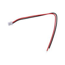 CCTV CCD Camera LED Plaque Tete seule 2 Pin Cable d'alimentation Connecteur 5pcs