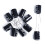 10pcs Capacitor Electrolytic Aluminum 33UF 400V Black 4