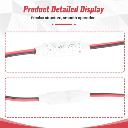 3 keys Controller Dimmer for 3528 5050 LED Single Color Strip Light  12V 144W 1