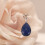 Collana-Ciondolo gemma preziosa Lapislazzuli 1.42x1.02" 9