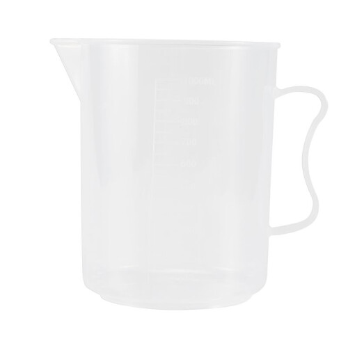 1000ml Transparent Graduated Beaker with Handle