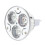 MR16 GU5.3 12V Cool White Light Bulb 3x1W 1